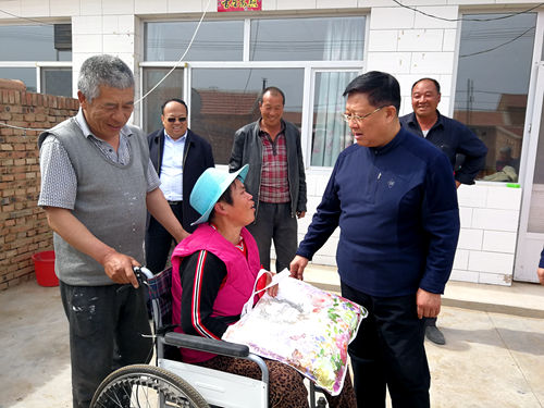 灵丘县和忻州市代县专题调研残疾人脱贫攻坚工作